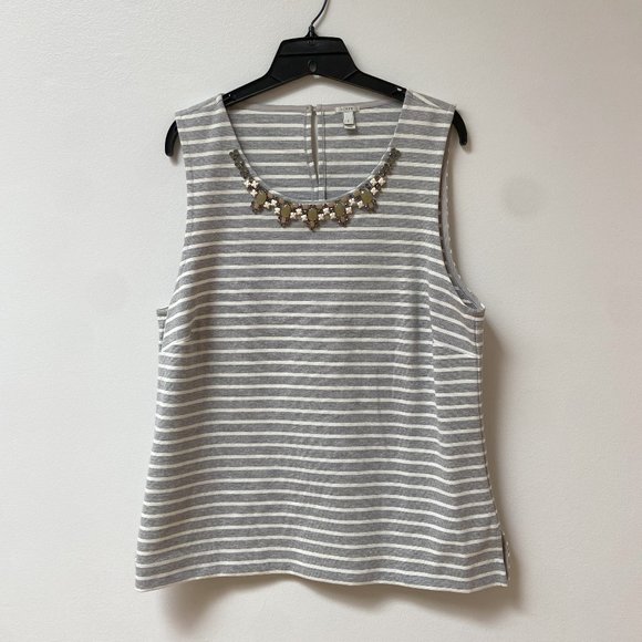 J CREW beaded top - Picture 1 of 5